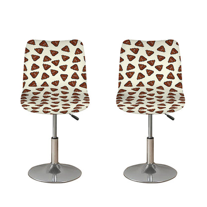 Happy Poop Pattern Print Bar Stool Covers