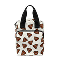 Happy Poop Pattern Print Bible Tote Bag