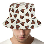 Happy Poop Pattern Print Bucket Hat