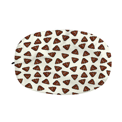 Happy Poop Pattern Print Car Side Mirror Covers