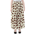 Happy Poop Pattern Print Chiffon Maxi Skirt