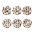 Happy Poop Pattern Print Coaster Set