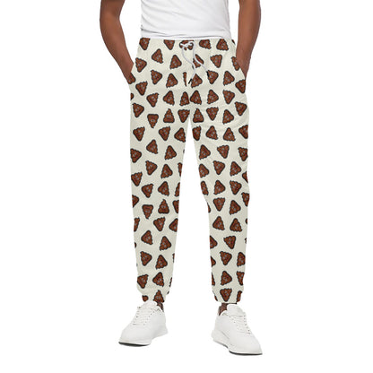 Happy Poop Pattern Print Cotton Pants