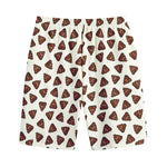 Happy Poop Pattern Print Cotton Shorts