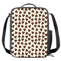 Happy Poop Pattern Print Crossbody Lunch Bag