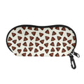 Happy Poop Pattern Print Glasses Case