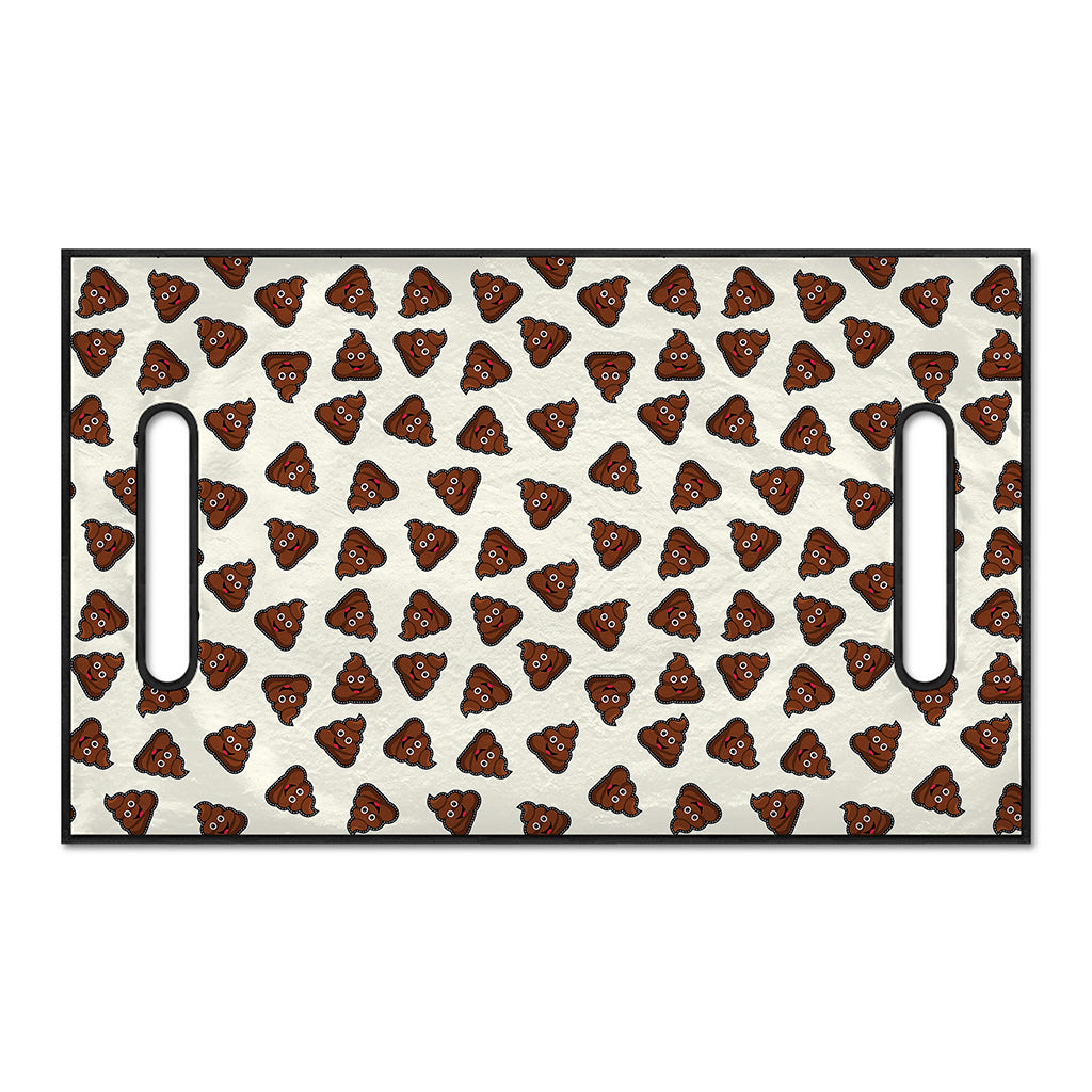 Happy Poop Pattern Print Golf Cart Seat Cover