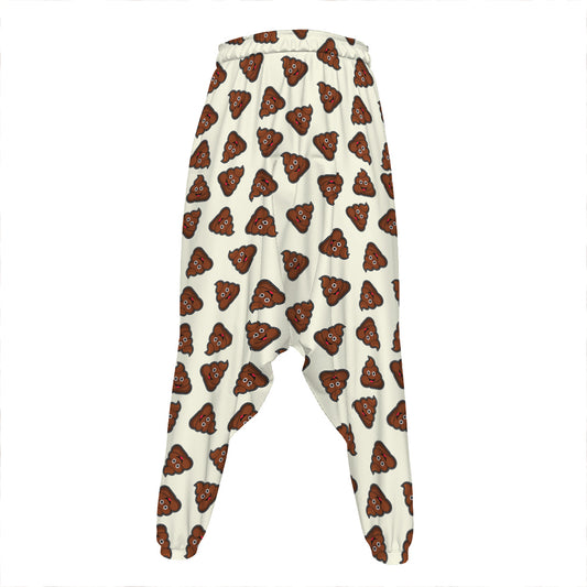 Happy Poop Pattern Print Hammer Pants