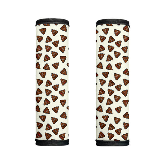 Happy Poop Pattern Print Handle Covers
