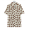 Happy Poop Pattern Print Hawaiian Shirt