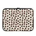 Happy Poop Pattern Print Laptop Sleeve