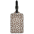Happy Poop Pattern Print Luggage Tag