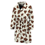 Happy Poop Pattern Print Men's Bathrobe