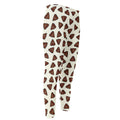 Happy Poop Pattern Print Men's Compression Pants
