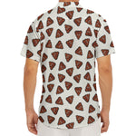 Happy Poop Pattern Print Men's Deep V-Neck Shirt