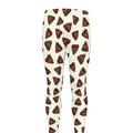 Happy Poop Pattern Print Men's Leggings