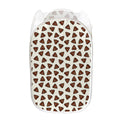 Happy Poop Pattern Print Mesh Laundry Hamper