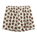 Happy Poop Pattern Print Mesh Shorts