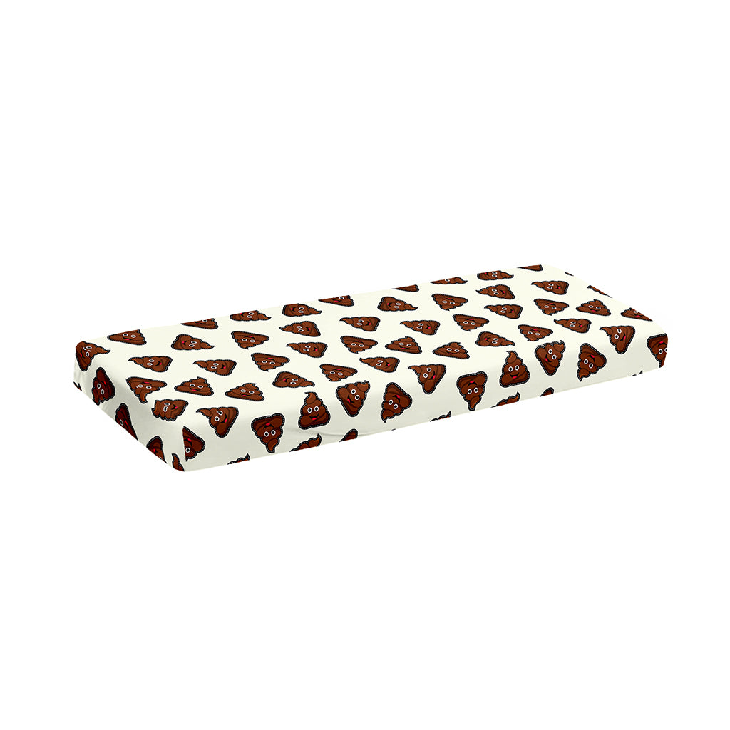 Happy Poop Pattern Print Piano Keyboard Cover