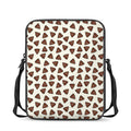 Happy Poop Pattern Print Rectangular Crossbody Bag