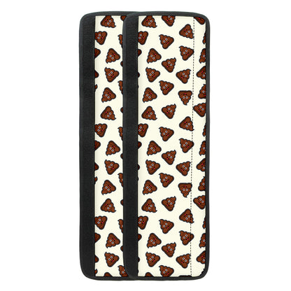 Happy Poop Pattern Print Refrigerator Handle Covers