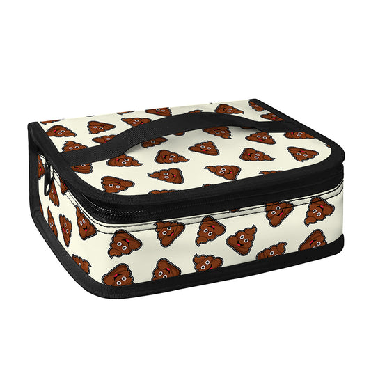 Happy Poop Pattern Print Small Lunch Bag