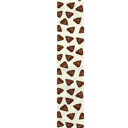 Happy Poop Pattern Print Table Runner