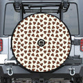 Happy Poop Pattern Print Tire Cover With Camera Hole