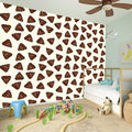 Happy Poop Pattern Print Wall Sticker