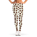 Happy Poop Pattern Print Women's Leggings
