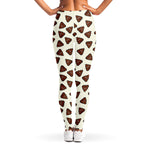 Happy Poop Pattern Print Women's Leggings