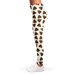 Happy Poop Pattern Print Women's Leggings