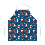 Happy Santa Claus Pattern Print Adjustable Apron