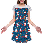 Happy Santa Claus Pattern Print Adjustable Apron