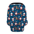 Happy Santa Claus Pattern Print Baby Seat Cover