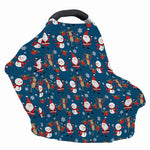 Happy Santa Claus Pattern Print Baby Seat Cover