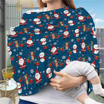 Happy Santa Claus Pattern Print Baby Seat Cover