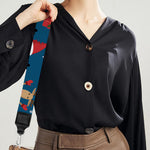 Happy Santa Claus Pattern Print Bag Strap