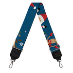 Happy Santa Claus Pattern Print Bag Strap