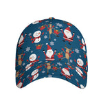 Happy Santa Claus Pattern Print Baseball Cap