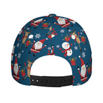 Happy Santa Claus Pattern Print Baseball Cap