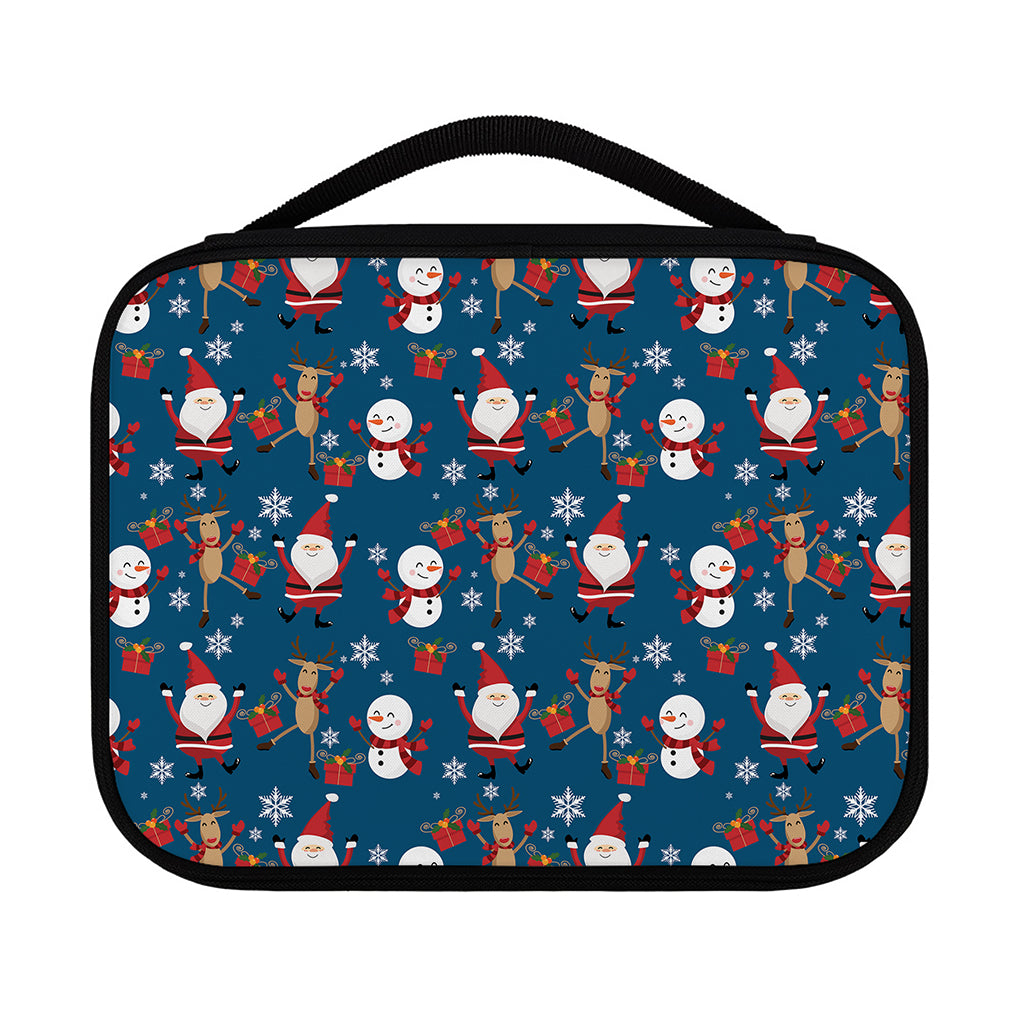 Happy Santa Claus Pattern Print Classic Bible Case