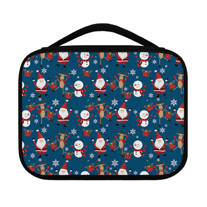 Happy Santa Claus Pattern Print Classic Bible Case