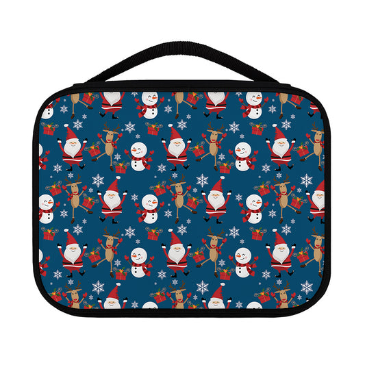 Happy Santa Claus Pattern Print Classic Bible Case