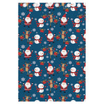 Happy Santa Claus Pattern Print Curtain