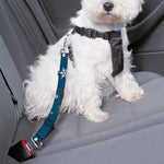 Happy Santa Claus Pattern Print Dog Seat Belt