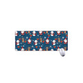 Happy Santa Claus Pattern Print Extended Mouse Pad