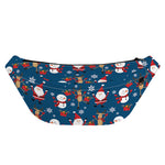 Happy Santa Claus Pattern Print Fanny Pack