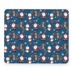 Happy Santa Claus Pattern Print Mouse Pad