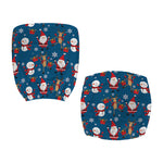 Happy Santa Claus Pattern Print Office Chair Cover